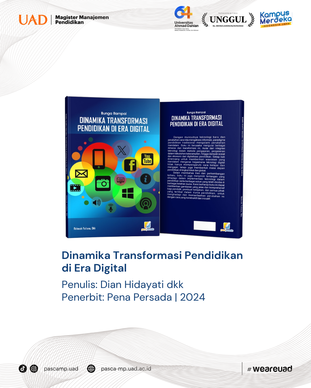 Bunga Rampai: Dinamika Transformasi Pendidikan di Era Digital - S2 MP UAD