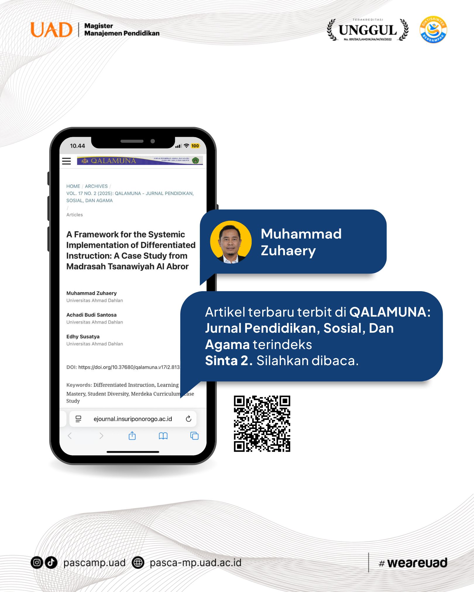 Artikel Muhammad Zuhaery