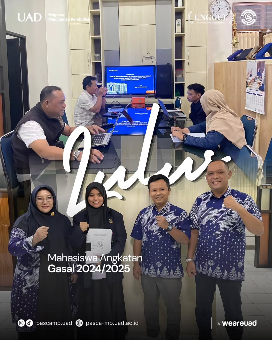 Rekap mahasiswa angkatan gasal 2024-2026.Selamat dan sukses untuk semua. #s2mpuad